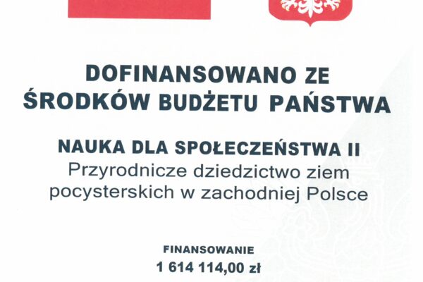 Przyrodnicze dziedzictwo ziem pocysterskich w zachodniej Polsce – podpisano umowę na realizację projektu